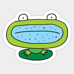 THE MEXICAN WIDE-MOUTHED FROG OF SOUTHERN SRI-LANKA Sticker